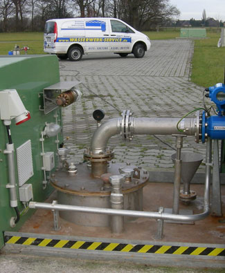 Desinfektionen von Brunnen