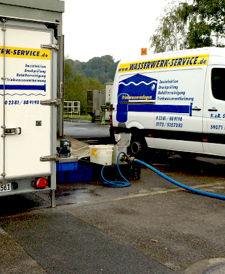 Mobile Anlage zur Trinkwasserentkeimung