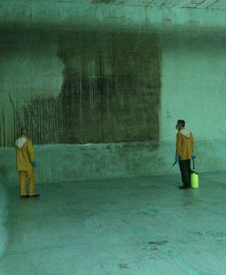 Reinigung von Trinkwasserbehältern