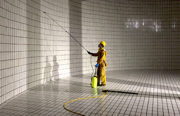 Reinigung von Trinkwasserbehältern